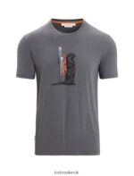 Icebreaker Men Merino Central Classic Short Sleeve T-Shirt Otter Paddle Z04NXR62 Clothing Monsoon - Image 5