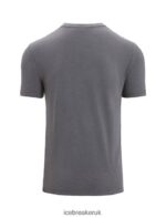Icebreaker Men Merino Central Classic Short Sleeve T-Shirt Otter Paddle Z04NXR62 Clothing Monsoon - Image 6