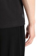 Icebreaker Men Merino Central Classic Short Sleeve T-Shirt Z04NXR47 Clothing Black - Image 5