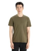 Icebreaker Men Merino Central Classic Short Sleeve T-Shirt Z04NXR48 Clothing Loden