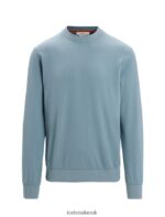 Icebreaker Men Merino Central II Long Sleeve Sweatshirt Z04NXR223 Clothing Astral Blue - Image 7