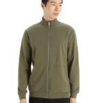 Icebreaker Men Merino Central II Long Sleeve Zip Z04NXR359 Clothing Loden