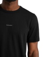 Icebreaker Men Merino Central Short Sleeve T-Shirt Z04NXR492 Clothing Black - Image 4