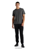 Icebreaker Men Merino Central Short Sleeve T-Shirt Z04NXR493 Clothing Gritstone Heather - Image 3