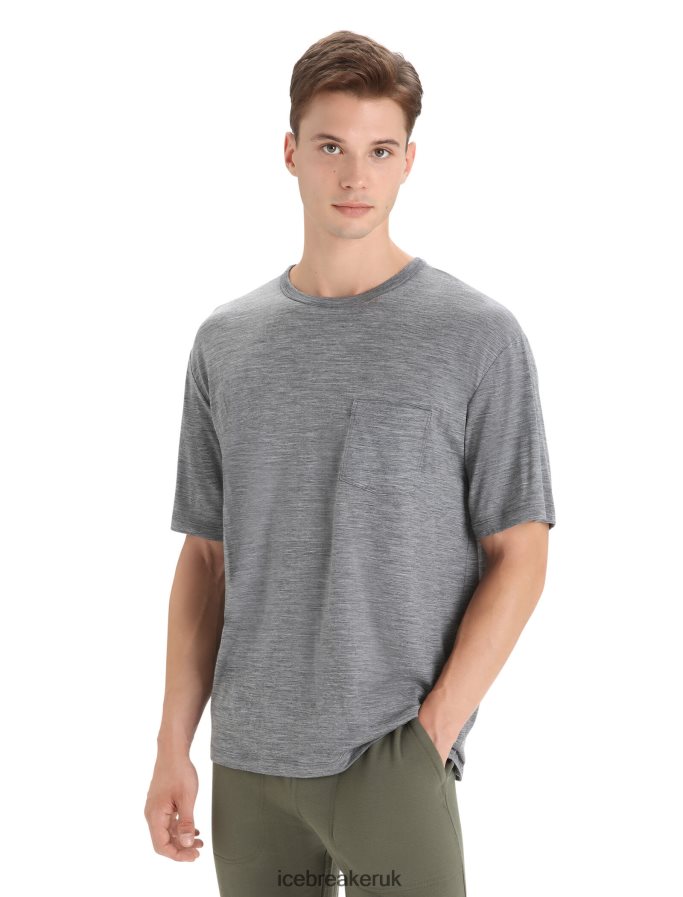 icebreaker_men_merino_granary_short_sleeve_pocket_t_shirt_z04nxr18_clothing_gritstone_heather.jpg Icebreaker Men Merino Granary Short Sleeve Pocket T-Shirt Z04NXR18 Clothing Gritstone Heather - Image 1