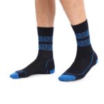 Icebreaker Men Merino Hike+ Light Crew Socks Natural Summit Z04NXR287 Accessories Midnight Navy/Lazurite