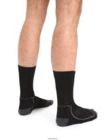 Icebreaker Men Merino Hike+ Light Crew Socks Z04NXR274 Accessories Black/Mink - Image 2
