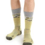 Icebreaker Men Merino Hike+ Medium Crew Socks Sedimentary Z04NXR286 Accessories Summer/Loden