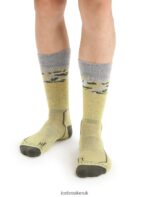 Icebreaker Men Merino Hike+ Medium Crew Socks Sedimentary Z04NXR286 Accessories Summer/Loden