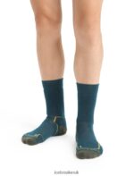 Icebreaker Men Merino Hike+ Medium Crew Socks Z04NXR261 Accessories Green Glory/Loden