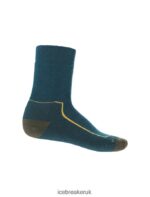 Icebreaker Men Merino Hike+ Medium Crew Socks Z04NXR261 Accessories Green Glory/Loden - Image 4