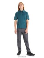 Icebreaker Men Merino Hike Short Sleeve Top Z04NXR86 Clothing Green Glory - Image 2