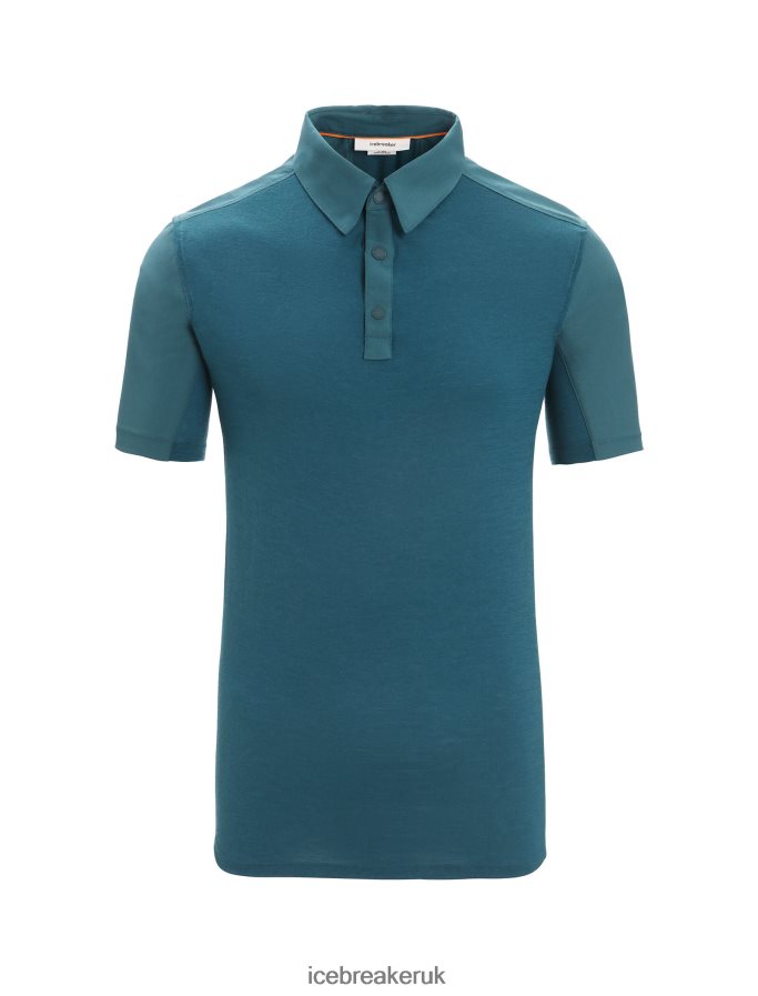 Icebreaker Men Merino Hike Short Sleeve Top Z04NXR86 Clothing Green Glory - Image 7
