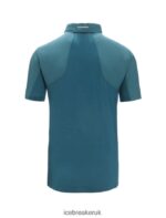 Icebreaker Men Merino Hike Short Sleeve Top Z04NXR86 Clothing Green Glory - Image 8