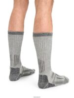 Icebreaker Men Merino Mountaineer Mid Calf Socks Z04NXR269 Accessories Jet Heather/Espresso - Image 2