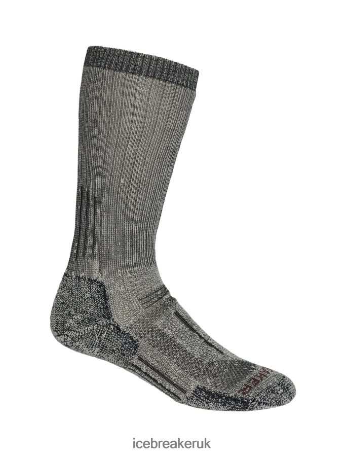 Icebreaker Men Merino Mountaineer Mid Calf Socks Z04NXR269 Accessories Jet Heather/Espresso - Image 3