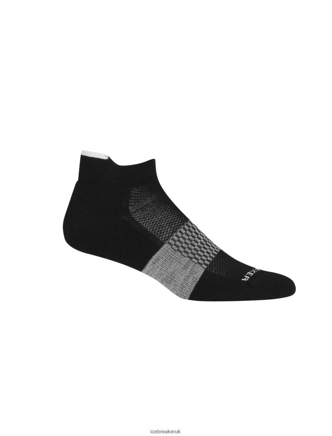 Icebreaker Men Merino Multisport Light Micro Socks Z04NXR279 Accessories Black/Snow - Image 1
