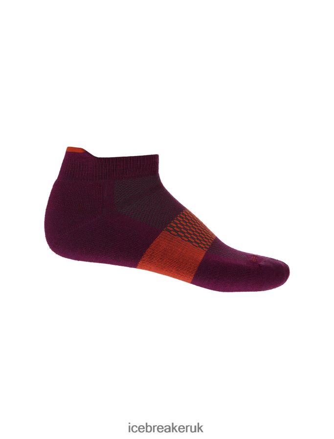 Icebreaker Men Merino Multisport Light Micro Socks Z04NXR281 Accessories Go Berry/Vibrant Earth - Image 4