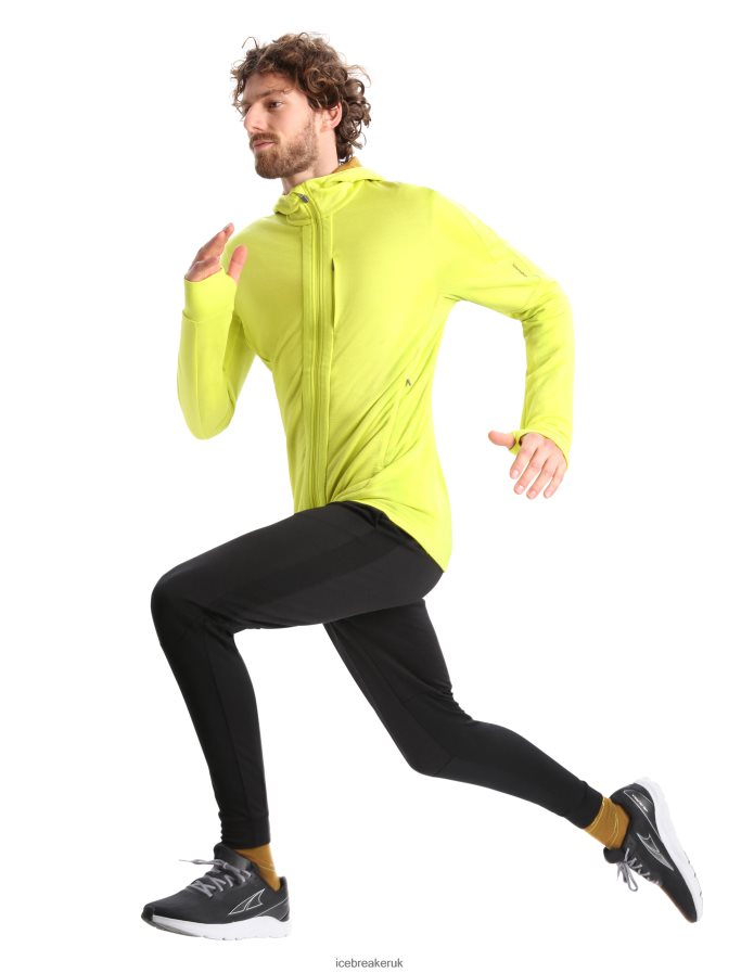 Icebreaker Men Merino Quantum III Long Sleeve Zip Hoodie Z04NXR409 Clothing Shine/Clove - Image 4