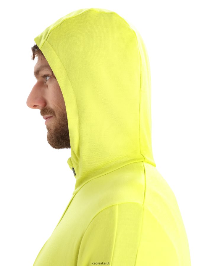 Icebreaker Men Merino Quantum III Long Sleeve Zip Hoodie Z04NXR409 Clothing Shine/Clove - Image 6
