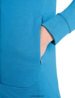 Icebreaker Men Merino Quantum III Long Sleeve Zip Z04NXR213 Clothing Geo Blue - Image 6