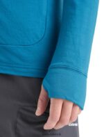 Icebreaker Men Merino Quantum III Long Sleeve Zip Z04NXR213 Clothing Geo Blue - Image 7