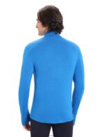 Icebreaker Men Merino Quantum III Long Sleeve Zip Z04NXR428 Clothing Lazurite - Image 2