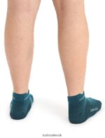 Icebreaker Men Merino Run+ Ultralight Micro Socks Z04NXR265 Accessories Green Glory/Snow - Image 2