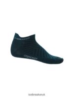 Icebreaker Men Merino Run+ Ultralight Micro Socks Z04NXR265 Accessories Green Glory/Snow - Image 4