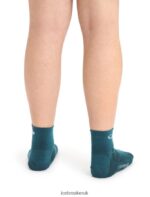 Icebreaker Men Merino Run+ Ultralight Mini Socks Z04NXR277 Accessories Green Glory/Snow - Image 2