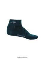 Icebreaker Men Merino Run+ Ultralight Mini Socks Z04NXR277 Accessories Green Glory/Snow - Image 4