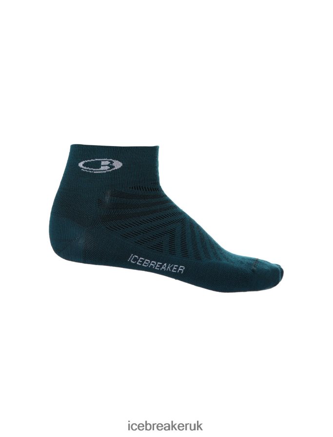 Icebreaker Men Merino Run+ Ultralight Mini Socks Z04NXR277 Accessories Green Glory/Snow - Image 4