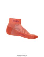 Icebreaker Men Merino Run+ Ultralight Mini Socks Z04NXR278 Accessories Vibrant Earth Heather/Go Berry - Image 4