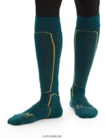 Icebreaker Men Merino Ski+ Medium Over the Calf Socks Z04NXR284 Accessories Green Glory/Loden