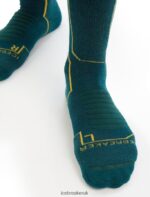 Icebreaker Men Merino Ski+ Medium Over the Calf Socks Z04NXR284 Accessories Green Glory/Loden - Image 3