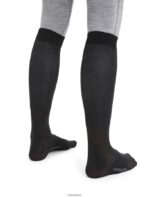 Icebreaker Men Merino Snow Liner Over the Calf Socks Z04NXR299 Accessories Black - Image 2