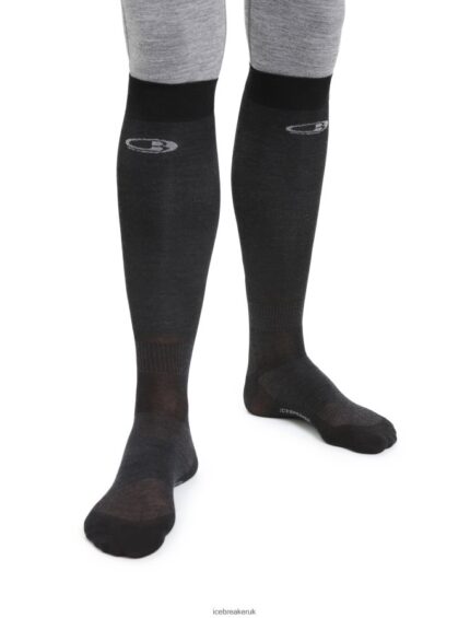 Icebreaker Men Merino Snow Liner Over the Calf Socks Z04NXR299 Accessories Black