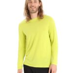 Icebreaker Men Merino Sphere II Long Sleeve T-Shirt Z04NXR442 Clothing Shine