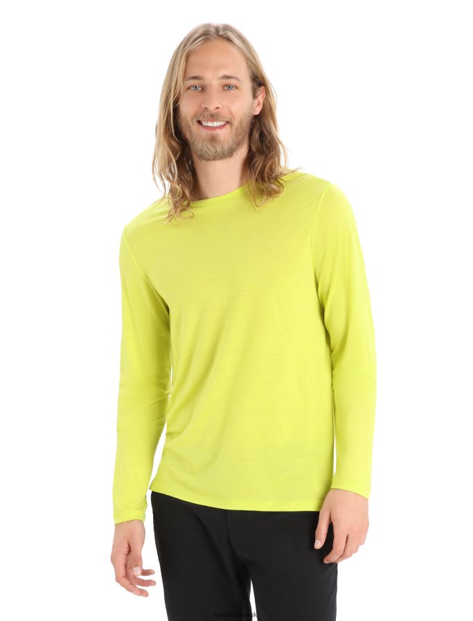 Icebreaker Men Merino Sphere II Long Sleeve T-Shirt Z04NXR442 Clothing Shine - Image 1