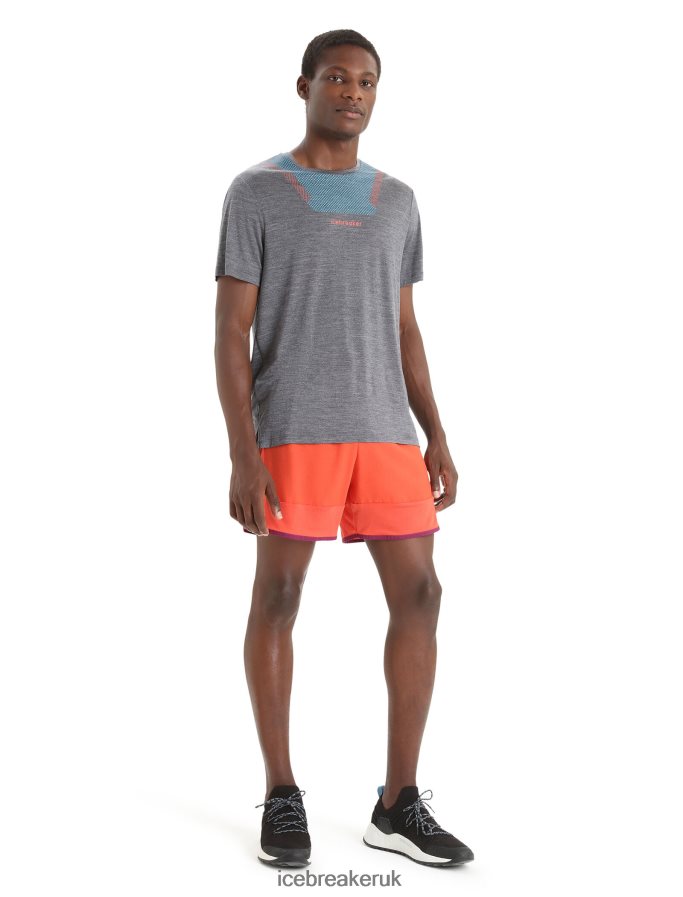 Icebreaker Men Merino Sphere II Short Sleeve T-Shirt Hitt Z04NXR85 Clothing Midnight Navy Heather - Image 3