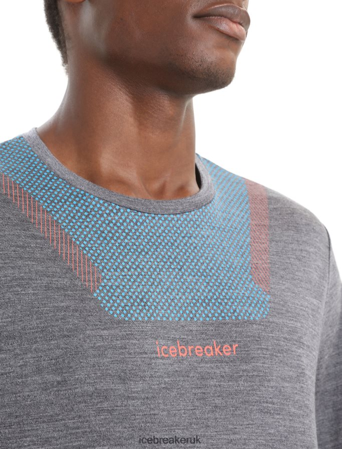 Icebreaker Men Merino Sphere II Short Sleeve T-Shirt Hitt Z04NXR85 Clothing Midnight Navy Heather - Image 4