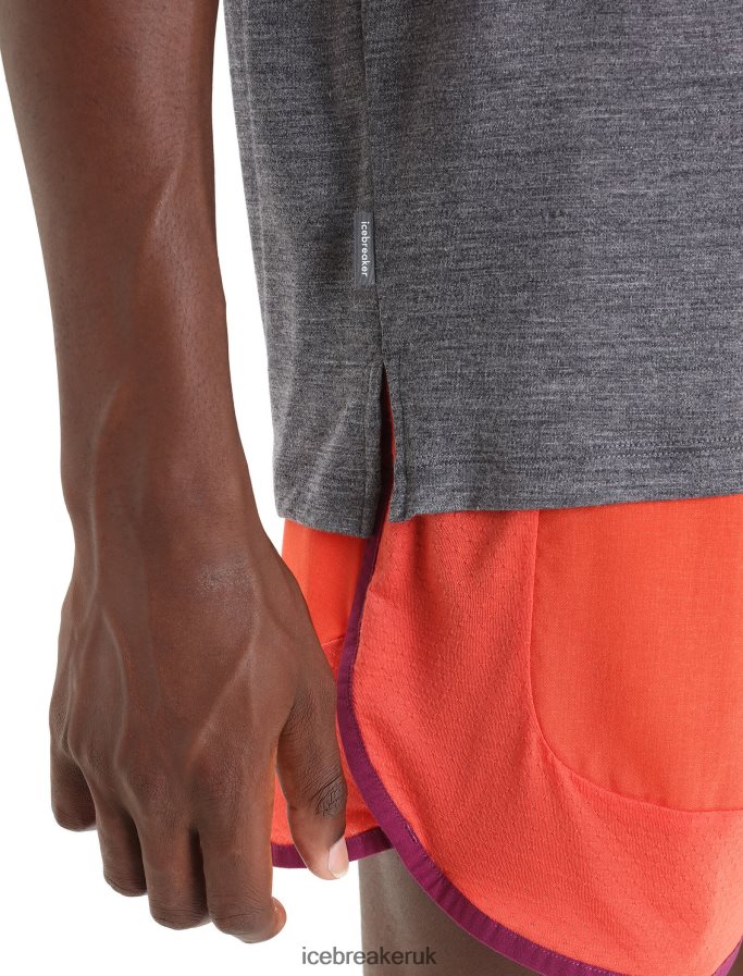 Icebreaker Men Merino Sphere II Short Sleeve T-Shirt Hitt Z04NXR85 Clothing Midnight Navy Heather - Image 5