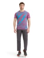 Icebreaker Men Merino Sphere II Short Sleeve T-Shirt Trail Z04NXR43 Clothing Go Berry Heather - Image 3