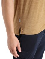 Icebreaker Men Merino Sphere II Short Sleeve T-Shirt Z04NXR385 Clothing Clove Heather - Image 5