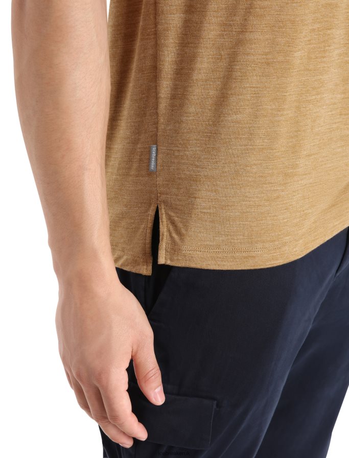 Icebreaker Men Merino Sphere II Short Sleeve T-Shirt Z04NXR385 Clothing Clove Heather - Image 5