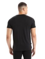 Icebreaker Men Merino Sphere II Short Sleeve T-Shirt Z04NXR3 Clothing Black - Image 2
