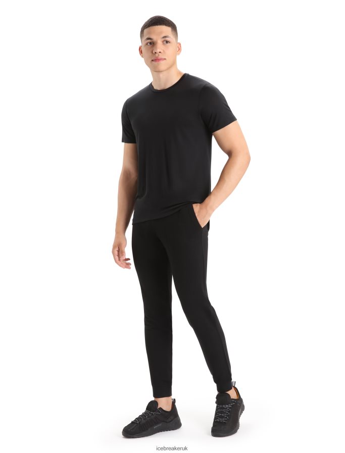 Icebreaker Men Merino Sphere II Short Sleeve T-Shirt Z04NXR3 Clothing Black - Image 3