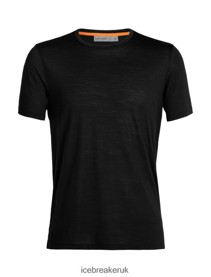 Icebreaker Men Merino Sphere II Short Sleeve T-Shirt Z04NXR3 Clothing Black - Image 6