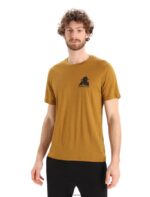 Icebreaker Men Merino Tech Lite II Short Sleeve T-Shirt Alp Ascension Z04NXR376 Clothing Clove - Image 2