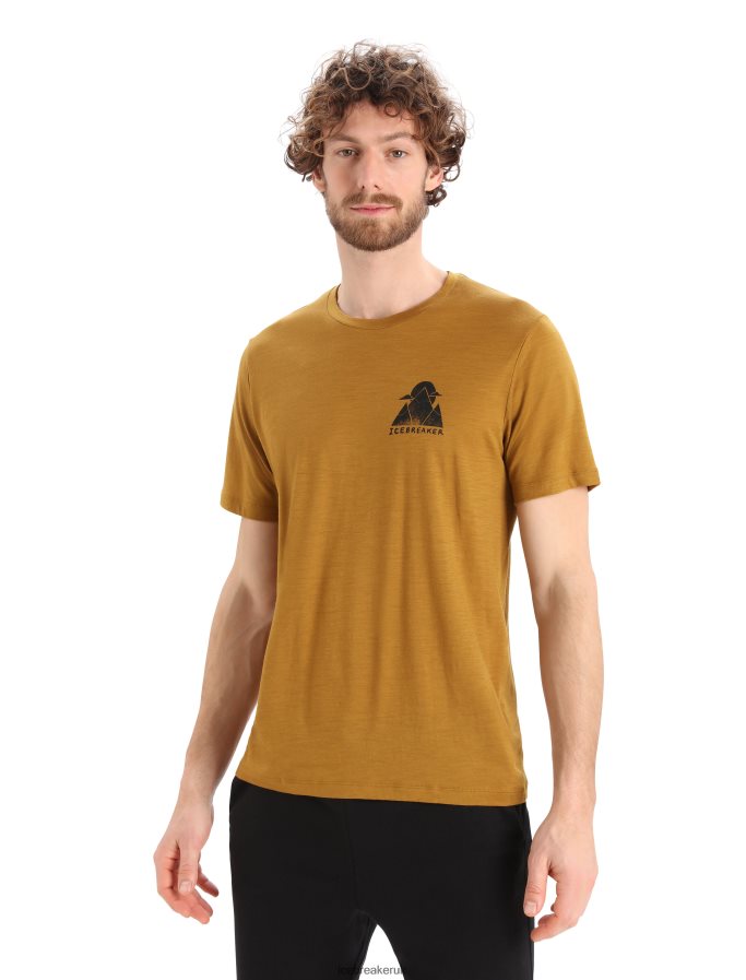 Icebreaker Men Merino Tech Lite II Short Sleeve T-Shirt Alp Ascension Z04NXR376 Clothing Clove - Image 2
